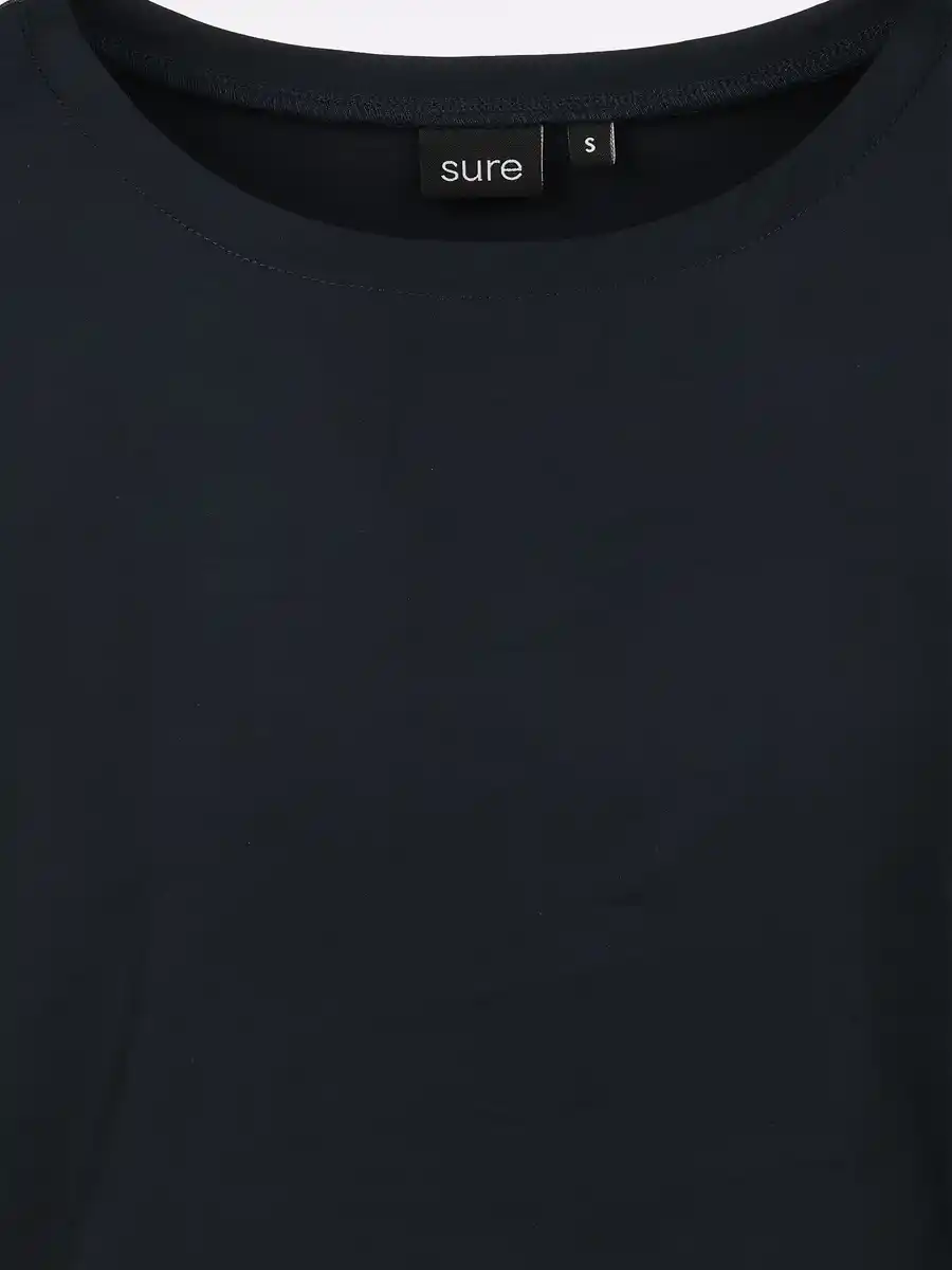 Bild 3 von Damen Shirt im Materialmix Blau