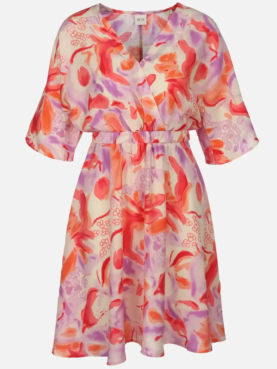 Bild 1 von Damen Sommerkleid mit Alloverprint Rot
