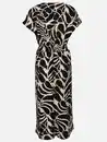 Bild 2 von Damen Maxikleid mit Musterprint Schwarz