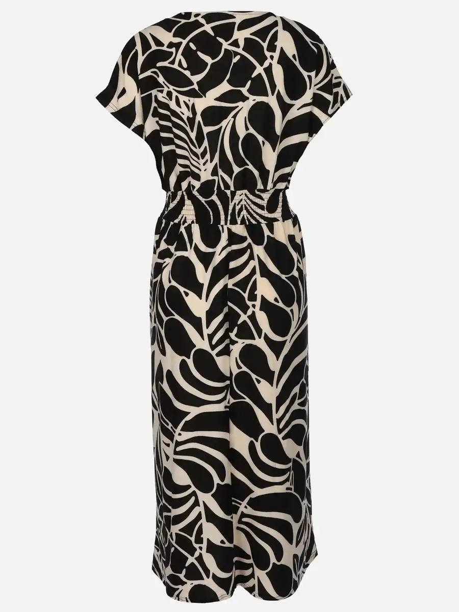 Bild 2 von Damen Maxikleid mit Musterprint Schwarz