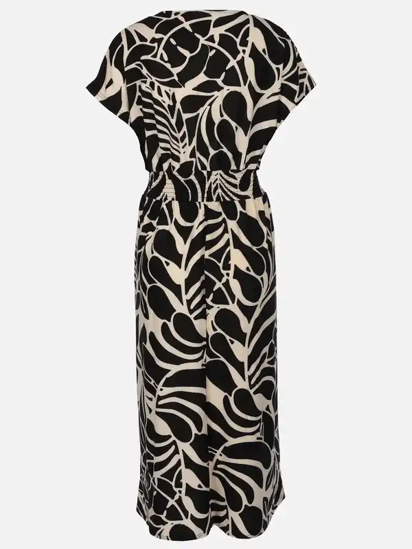 Bild 2 von Damen Maxikleid mit Musterprint Schwarz