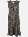 Bild 1 von Damen Jerseykleid mit Alloverprint Schwarz