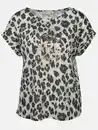 Bild 1 von Damen Ausbrenner Shirt mit Alloverprint Braun