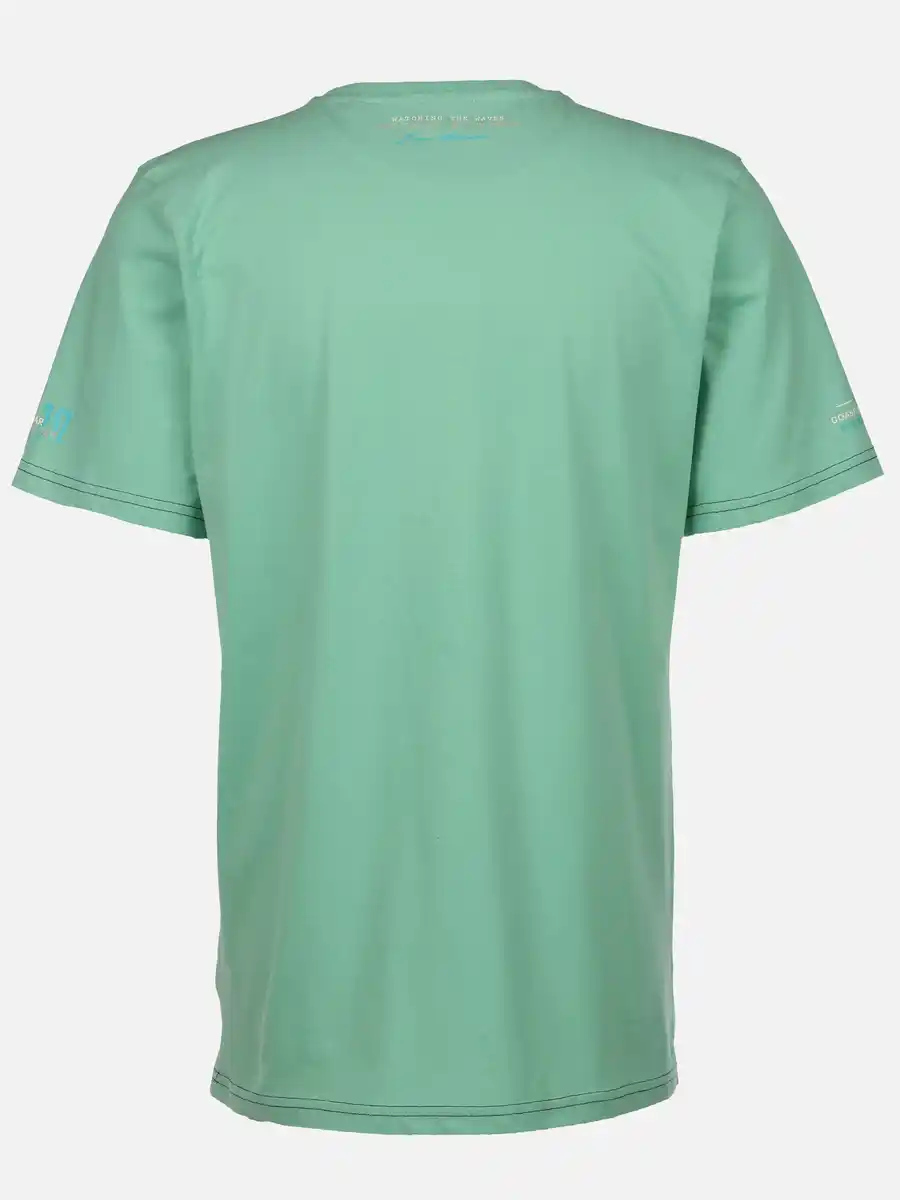 Bild 2 von Herren Shirt mit Frontprint Blau
