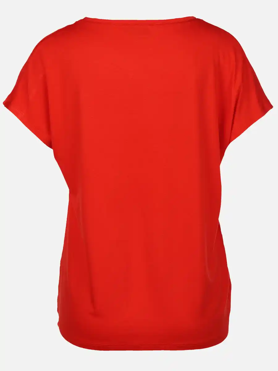 Bild 2 von Damen Shirt im Materialmix Rot