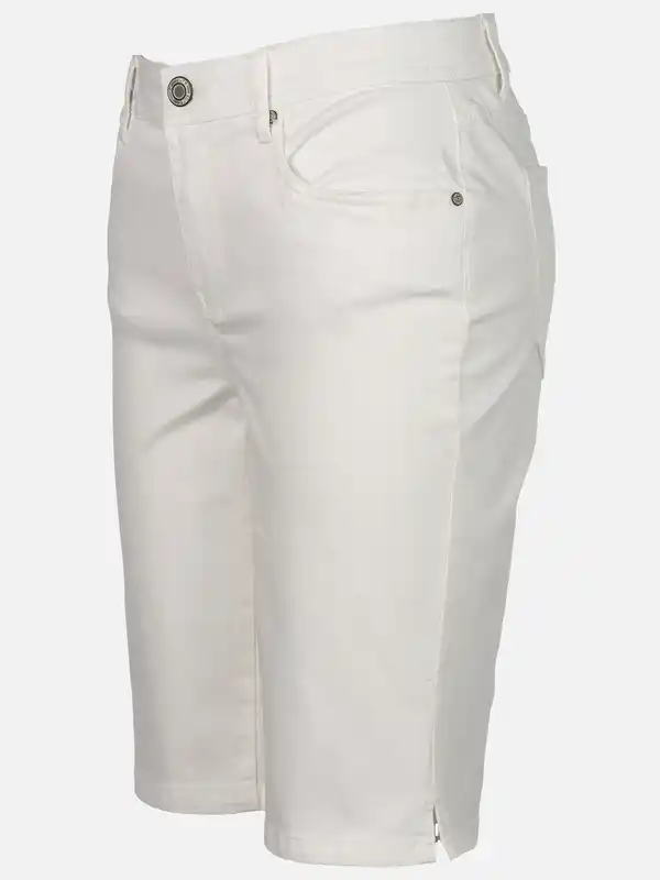 Bild 3 von Damen Bermuda in Slim Fit Weiß
