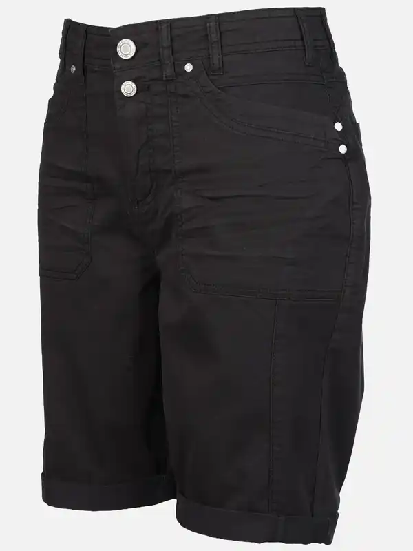 Bild 3 von Damen Shorts in sportivem Style Schwarz