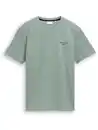 Bild 2 von Herren T-Shirt in melierter Piqué-Optik Grün