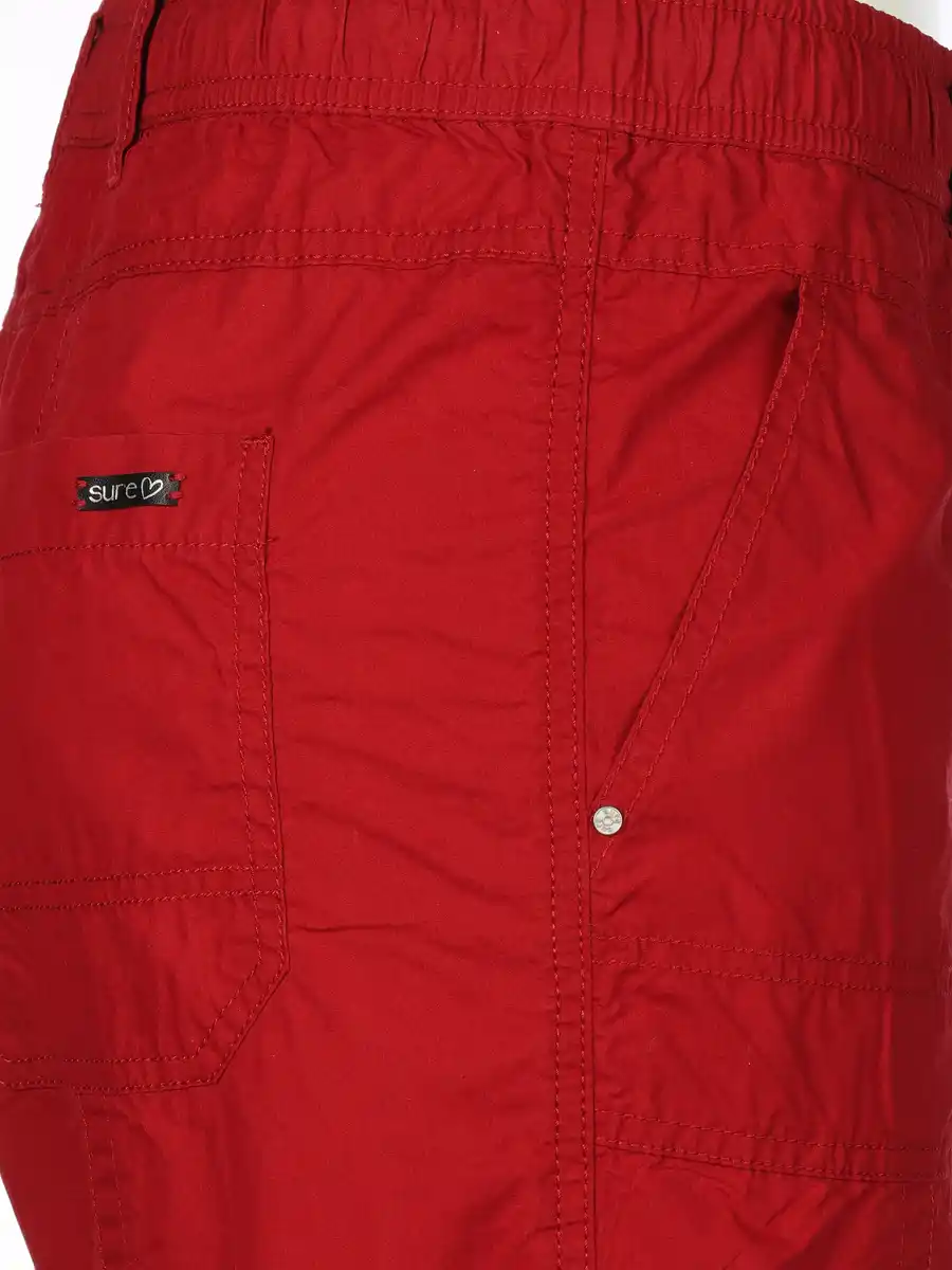 Bild 4 von Damen Papertouch Bermuda Rot