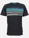 Bild 1 von Herren T-Shirt mit Streifenpartie Blau