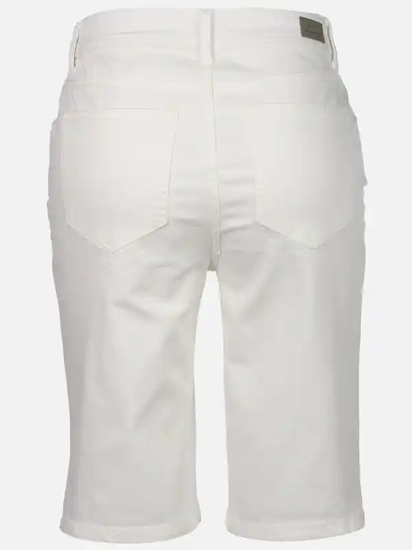 Bild 2 von Damen Bermuda in Slim Fit Weiß