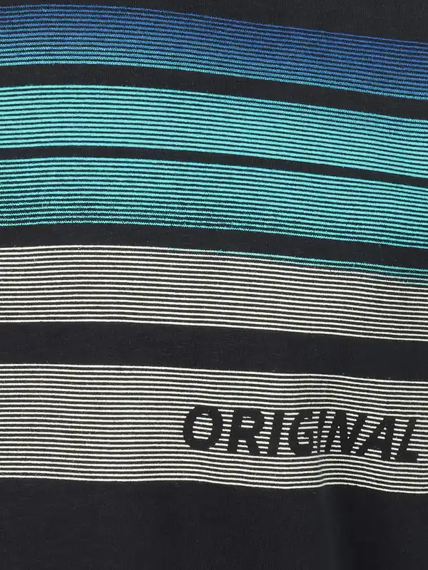 Bild 3 von Herren T-Shirt mit Streifenpartie Blau