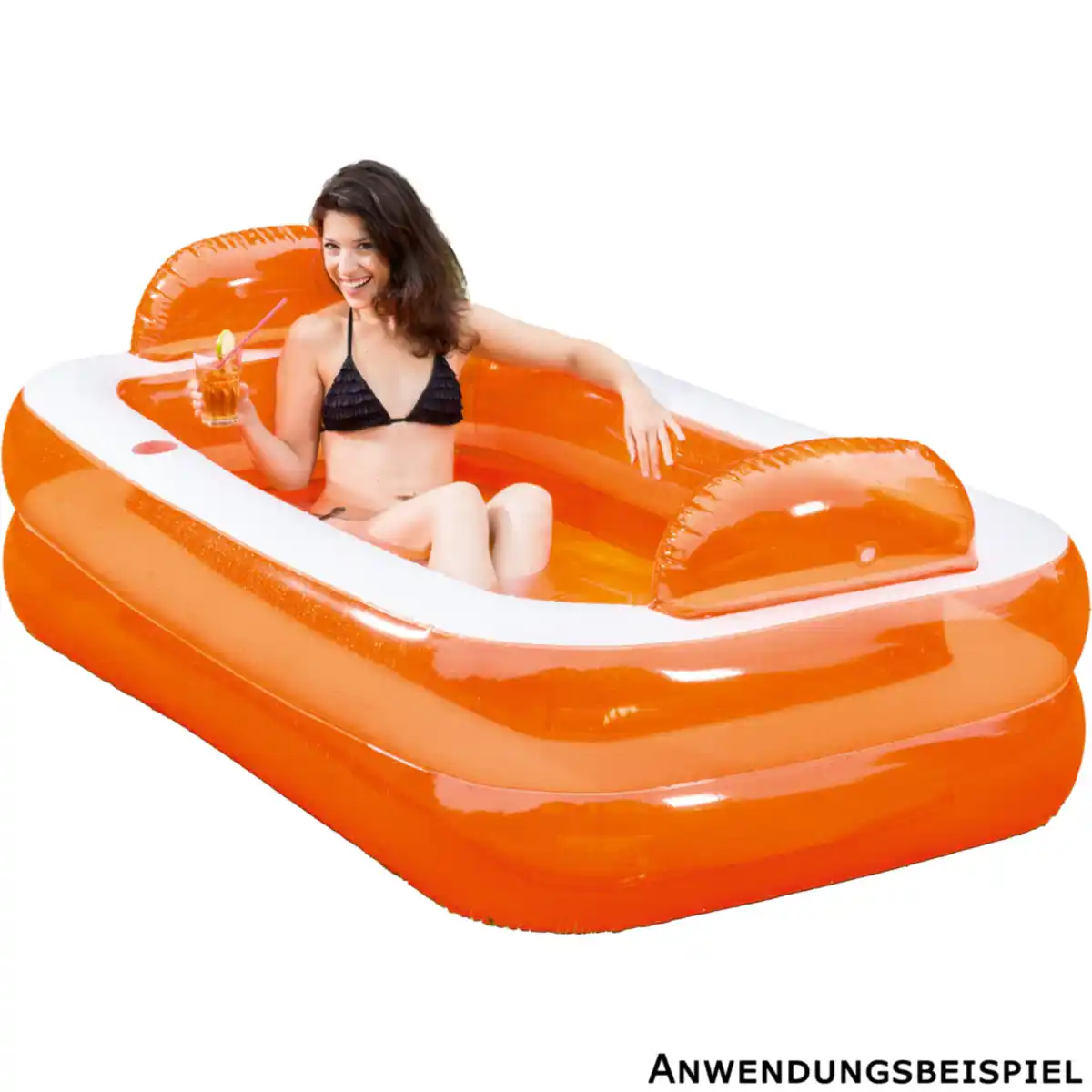 Bild 1 von Aufblasbarer Pool "Relax und Genießer" orange