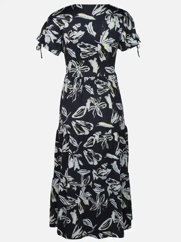 Bild 2 von Damen Jersey Kleid mit Alloverprint Blau