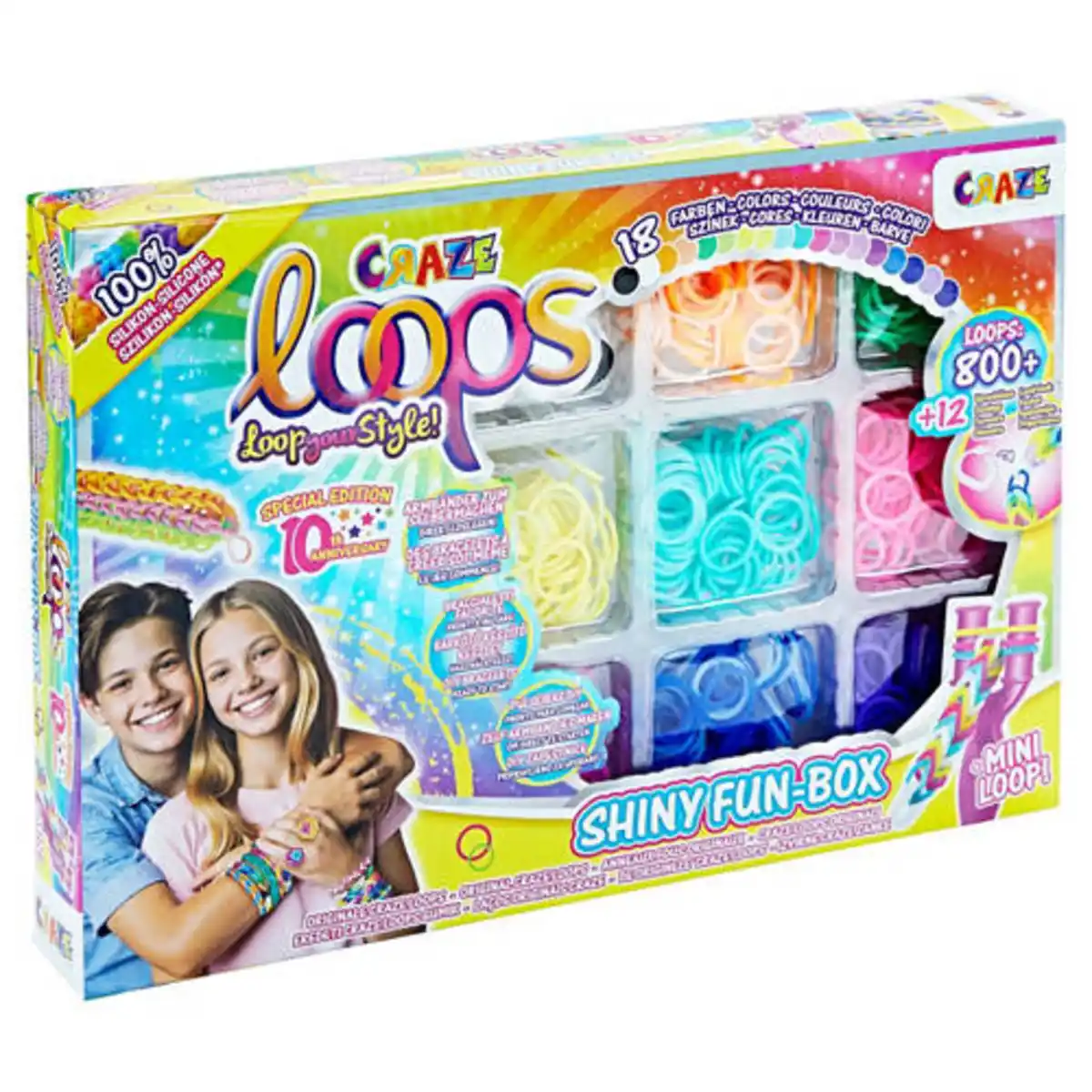 Bild 1 von CRAZE Kreativ-Set für Kinder, Loops Spaß Box