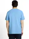 Bild 1 von Herren T-Shirt in melierter Piqué-Optik Blau