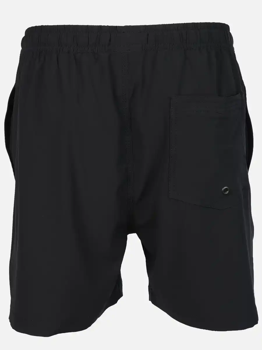 Bild 2 von Herren Badeshorts unifarben Schwarz