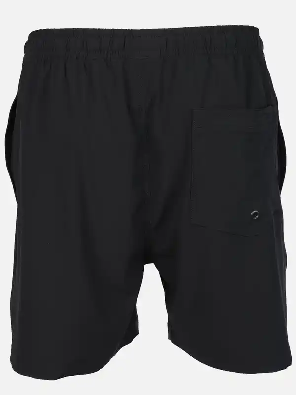 Bild 2 von Herren Badeshorts unifarben Schwarz