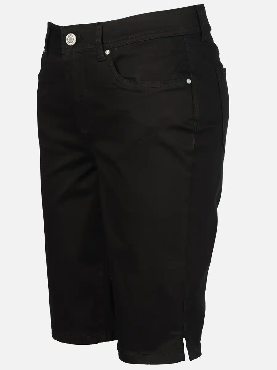 Bild 3 von Damen Bermuda in Slim Fit Schwarz