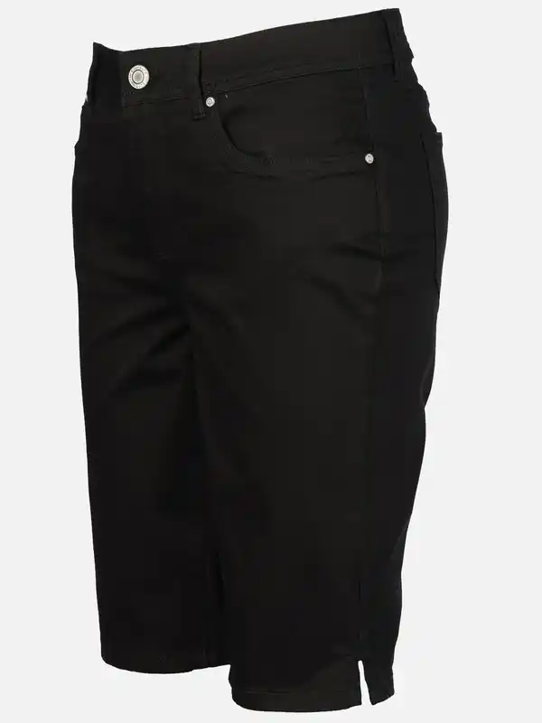 Bild 3 von Damen Bermuda in Slim Fit Schwarz