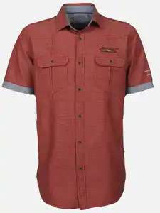 Herren Freitzeithemd Rot