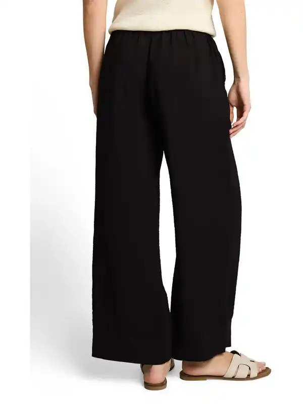 Bild 2 von Damen Hose mit Kordelzug Schwarz