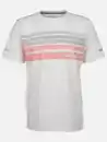 Bild 1 von Herren T-Shirt mit Streifenpartie Weiß