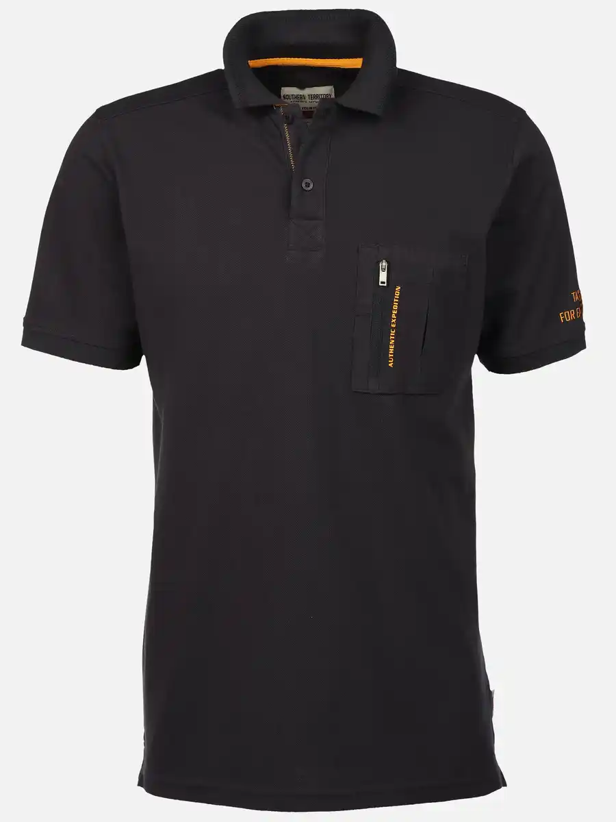 Bild 1 von Herren Poloshirt mit Brusttasche Blau