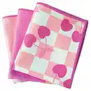 Bild 1 von CROFTON Mikrofaser-Geschirrtücher 3er-Pack, Pink