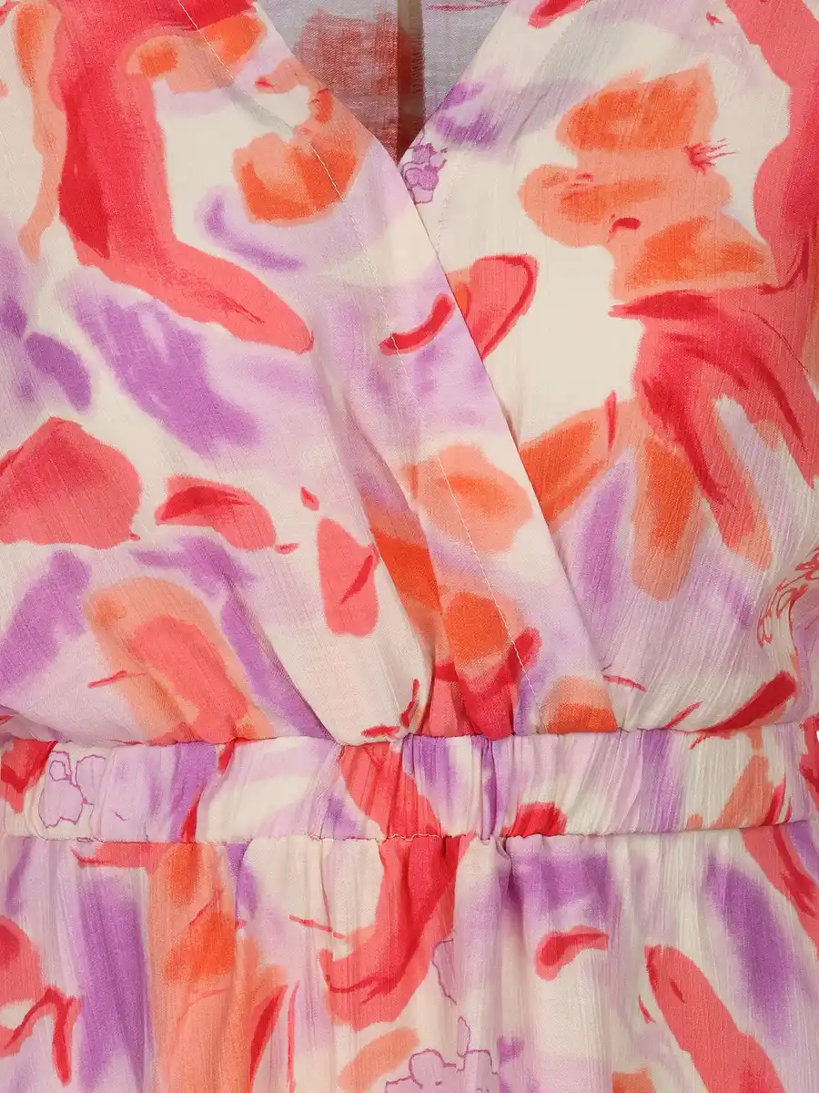 Bild 3 von Damen Sommerkleid mit Alloverprint Rot