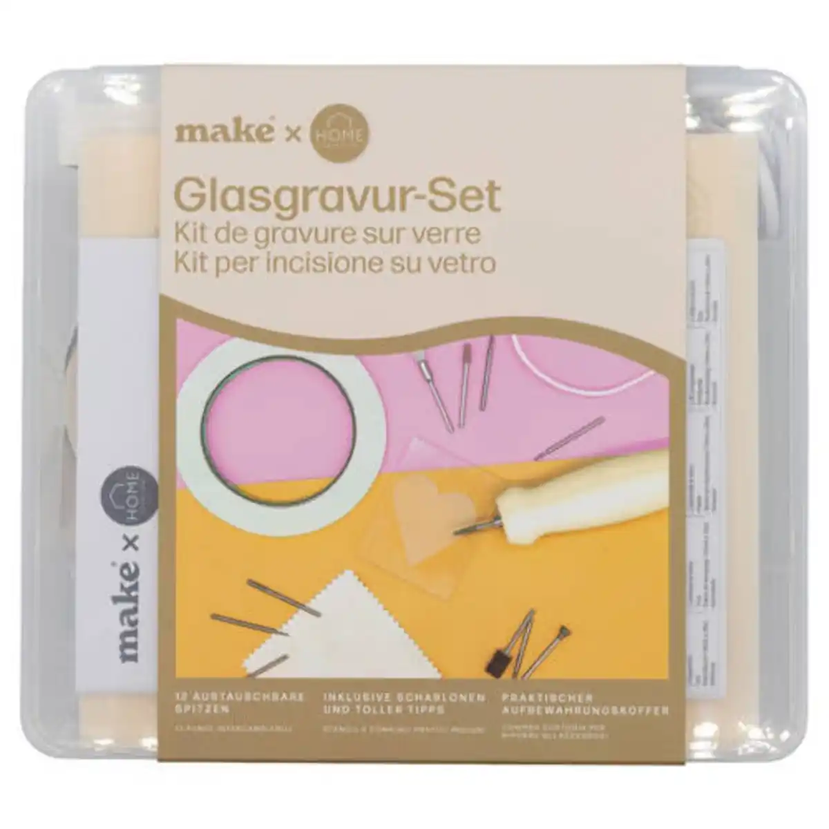Bild 1 von HOME CREATION Glasgravur-/Brandmalerei-Set, Gravier-Set