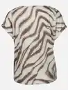 Bild 2 von Damen Ausbrenner Shirt mit Alloverprint Beige