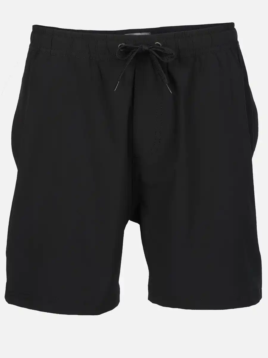 Bild 1 von Herren Badeshorts unifarben Schwarz