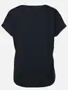 Bild 2 von Damen Shirt im Materialmix Blau