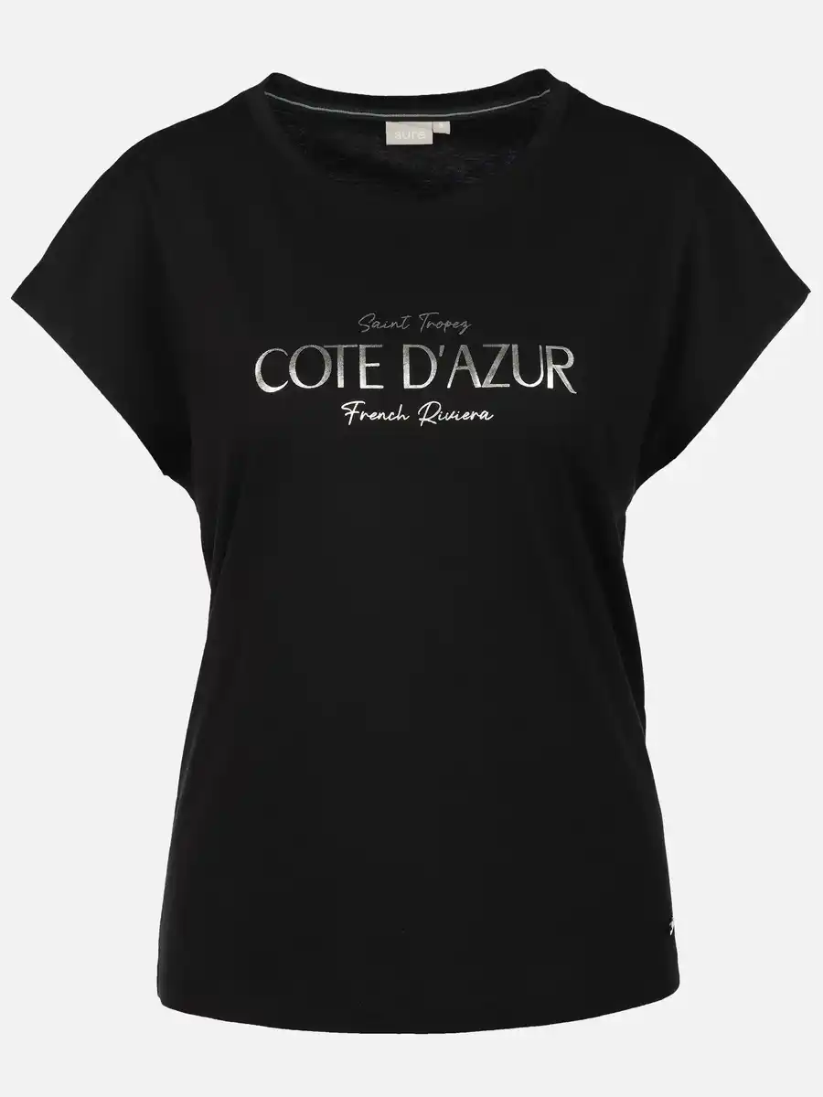 Bild 1 von Damen Shirt mit Folienprint Schwarz