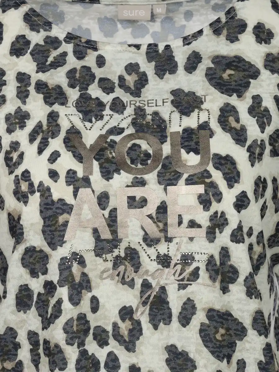 Bild 3 von Damen Ausbrenner Shirt mit Alloverprint Braun