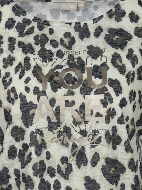 Bild 3 von Damen Ausbrenner Shirt mit Alloverprint Braun