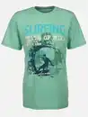 Bild 1 von Herren Shirt mit Frontprint Blau