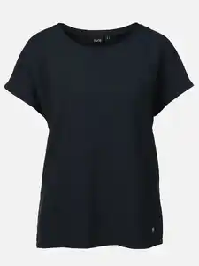 Damen Shirt im Materialmix Blau