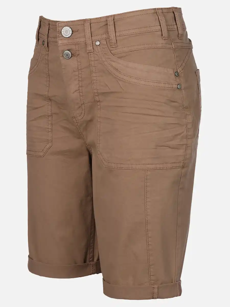 Bild 3 von Damen Shorts in sportivem Style Braun