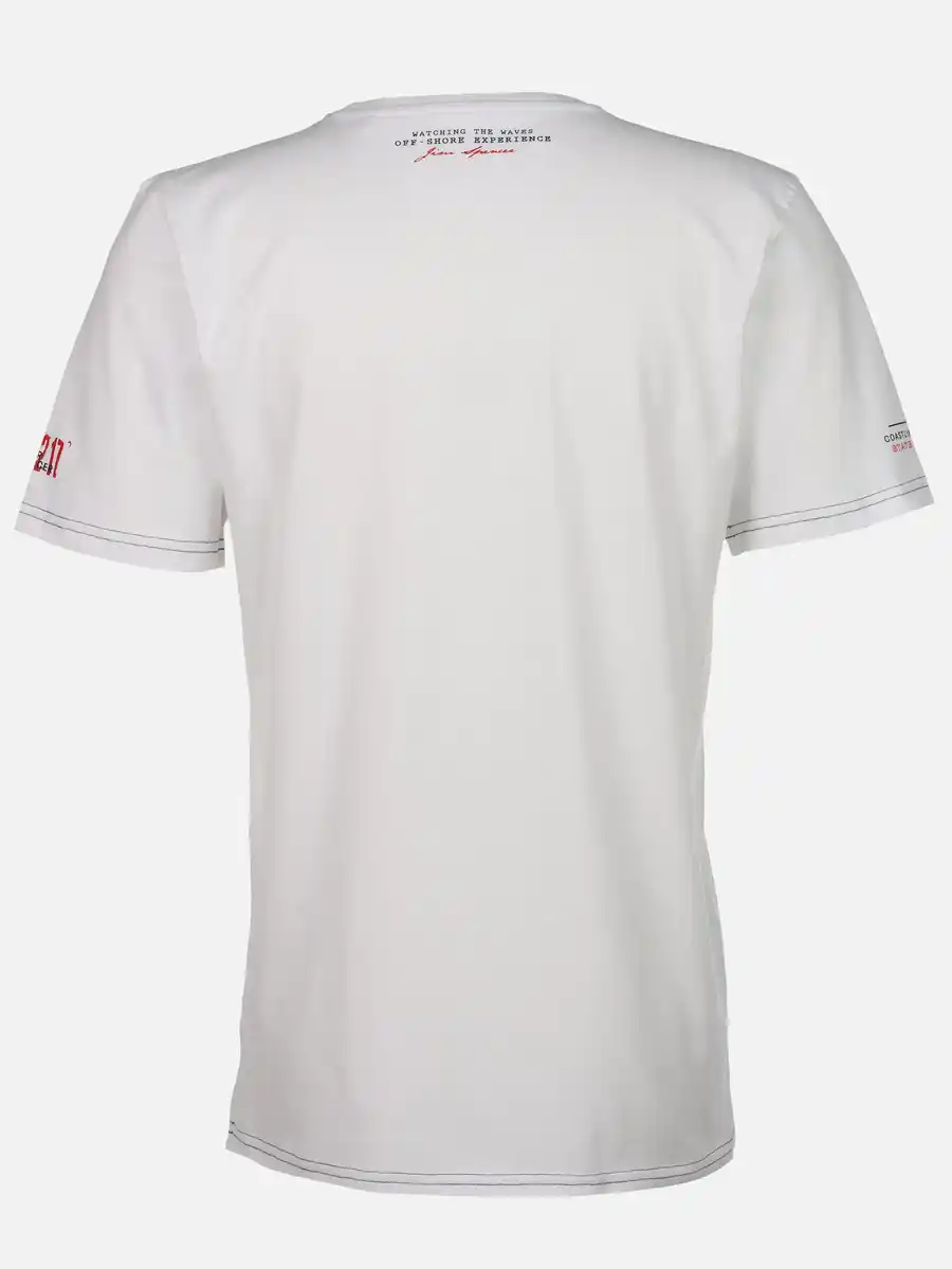 Bild 2 von Herren Shirt mit Frontprint Weiß