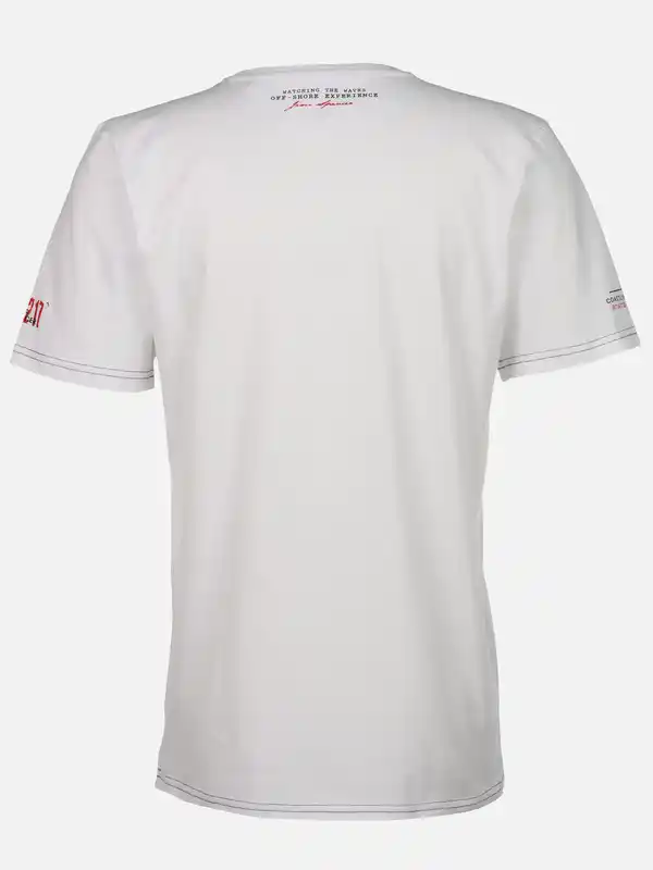 Bild 2 von Herren Shirt mit Frontprint Weiß