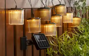 IDEENWELT Solar-Lichterkette mit 8 Lichtern