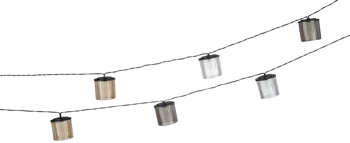 Bild 2 von IDEENWELT Solar-Lichterkette mit 8 Lichtern