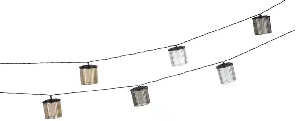 Bild 2 von IDEENWELT Solar-Lichterkette mit 8 Lichtern
