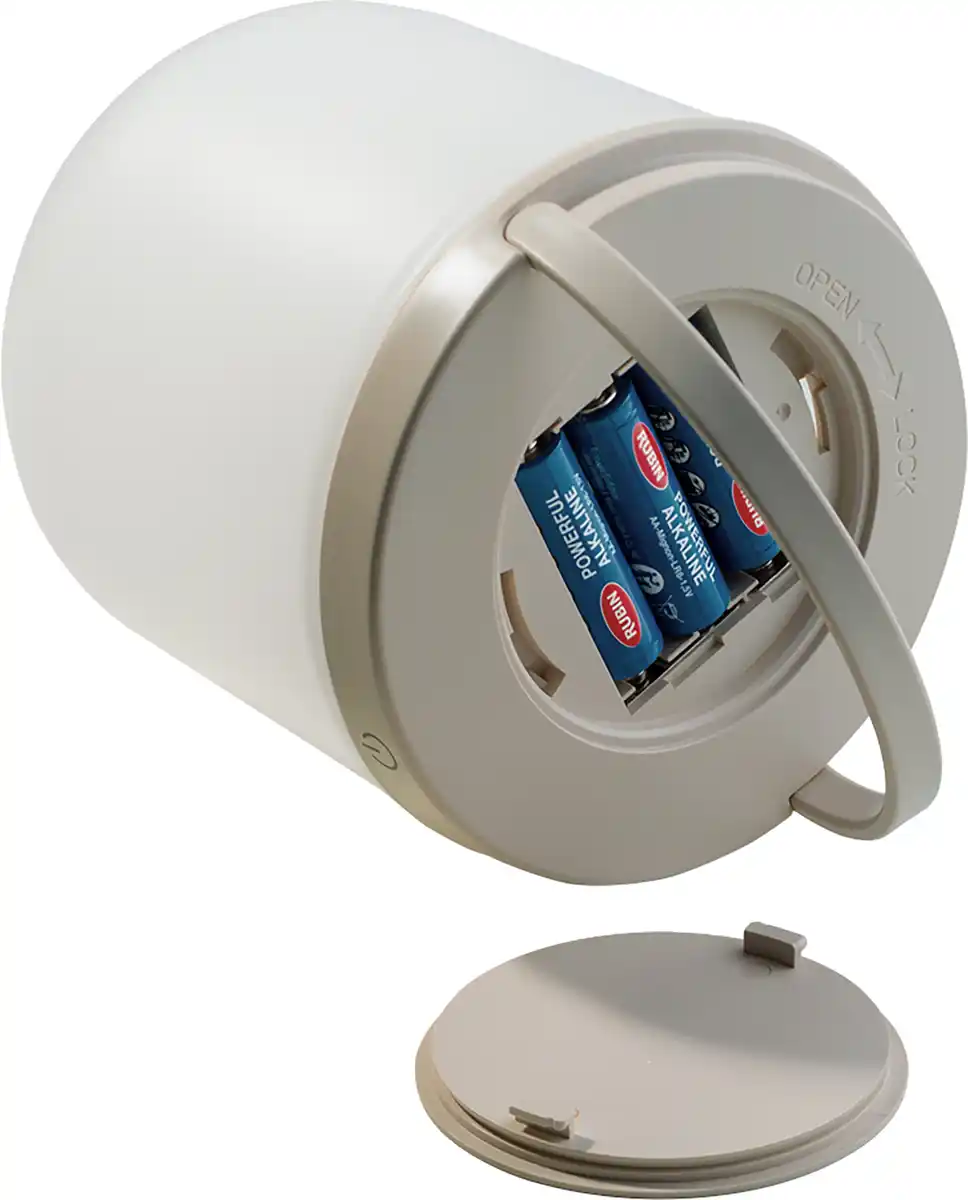 Bild 3 von IDEENWELT LED Campingleuchte Beige