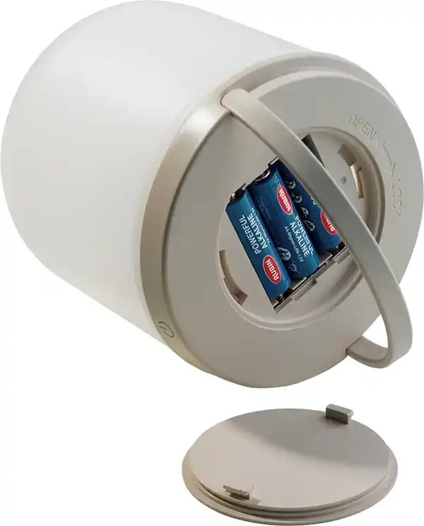 Bild 3 von IDEENWELT LED Campingleuchte Beige