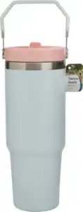 IDEENWELT Thermobecher mit Strohhalm 890 ml