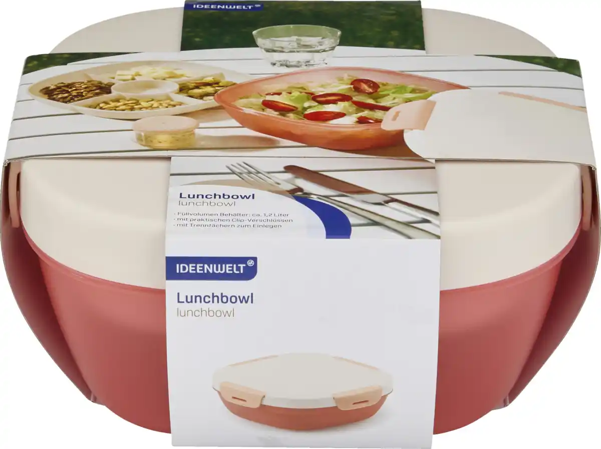 Bild 1 von IDEENWELT Lunch Bowl 1,2 L rot