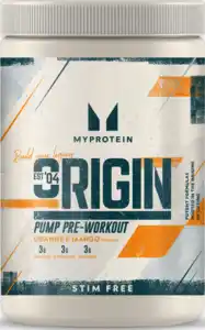 Myprotein Origin Pre-Workout Stim Free, Orange & Mango, 600 g